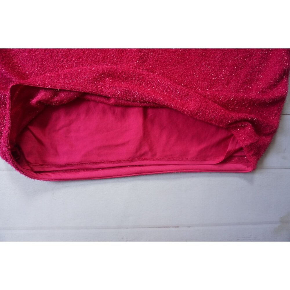 H&M Women Pink Glitter Sweater Dress Top – Size XL - Picture 4 of 7